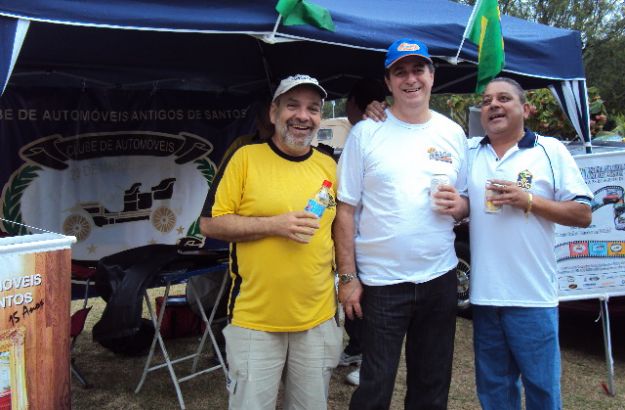 Romano, Tanil e Maurilio, amigos do CAAS